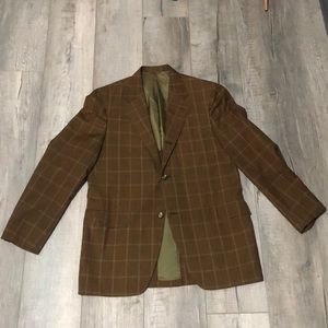 Vintage 1960s plaid sport coat
